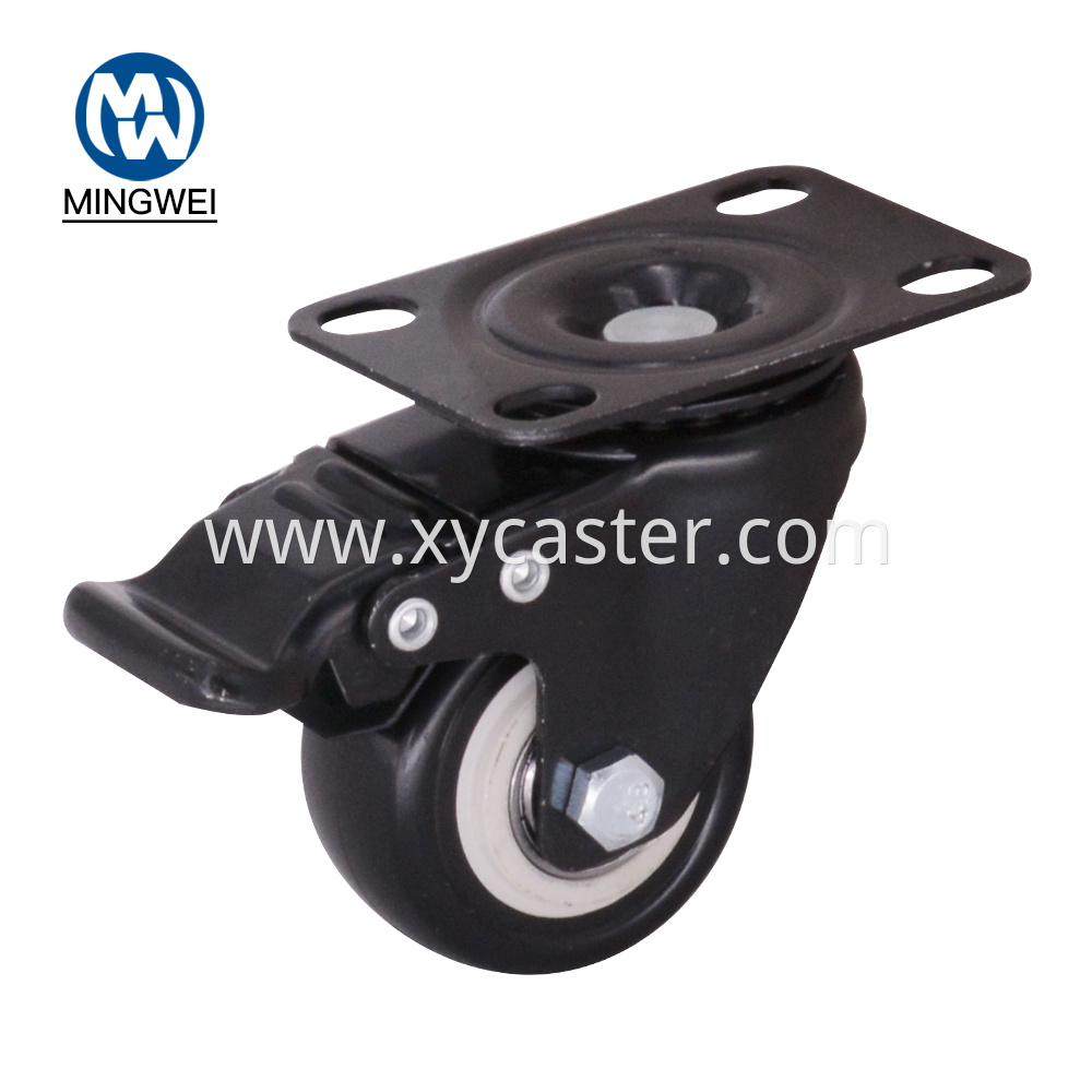 2 Inch Pvc Caster With Brake